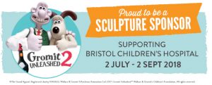Gromit Unleashed 2 charity sponsor banner