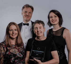 Evans & Partners winners of Practice Excellence award 2017